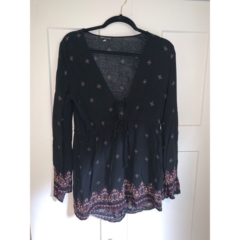 Adorable romper with drawstring waist - Picture 1 of 3